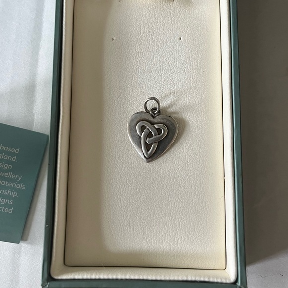 Kit Heath Silver Celtic Heart Charm - Picture 1 of 8